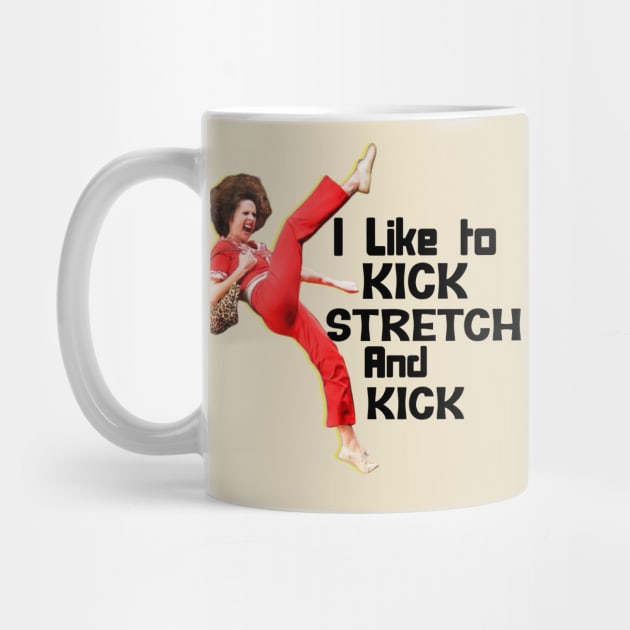 Sally Omalley - i like to kick stretch and kick by Distoproject